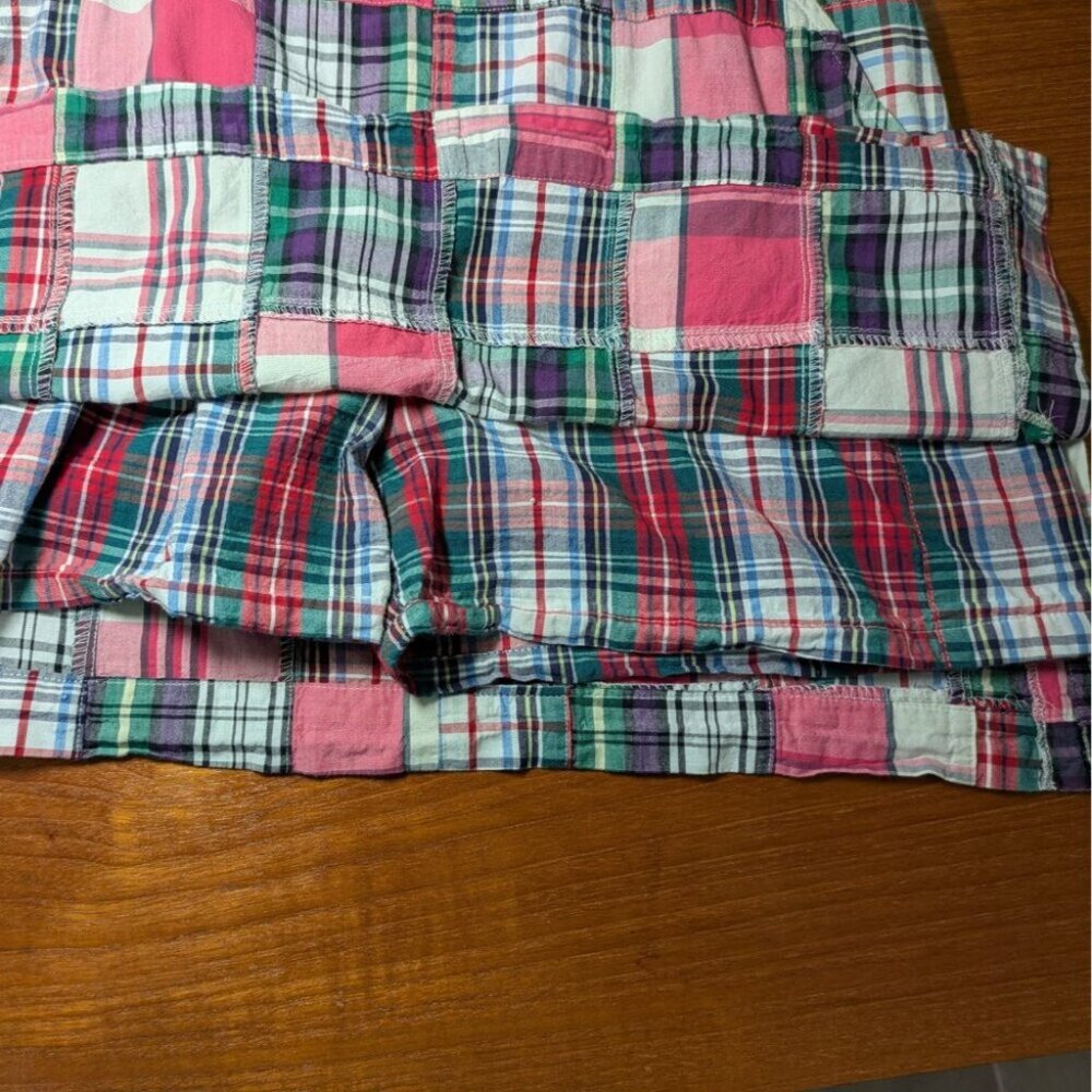 Cape Madras Maine Plaid Patchwork Skort Size 2 Cotton Preppy Golf Tennis Summer - Picture 8 of 11